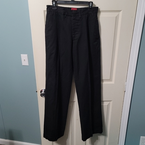 Parasuco Black Button-Fly Relaxed Straight Skater/Grunge Pants‎ Size 31